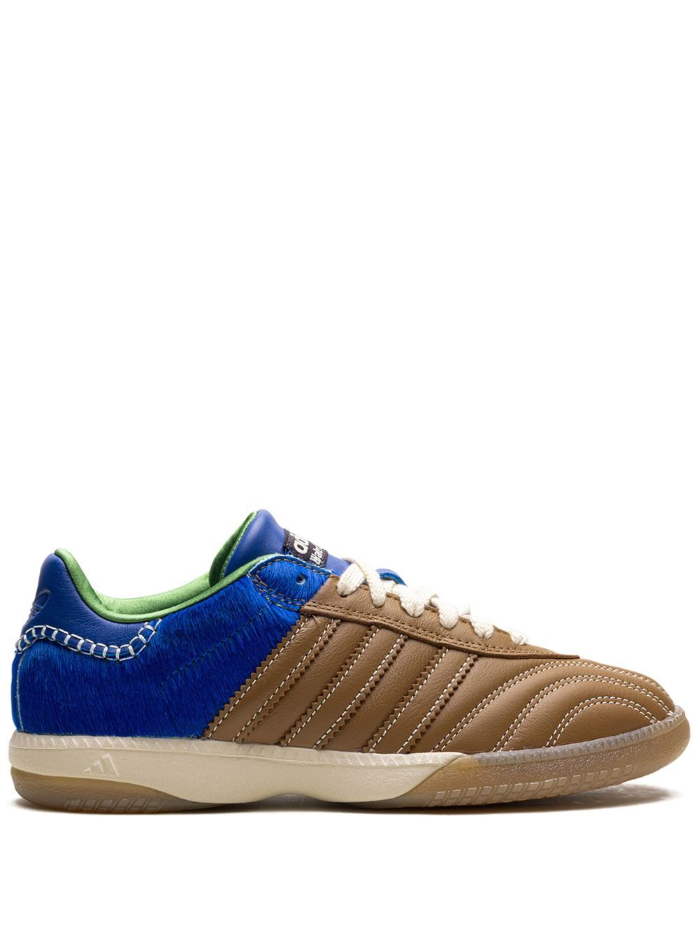 Adidas Blue Samba Millenium Sneakers Mens Rubber / Fabric / Nappa Leather / Pony Fur Brown