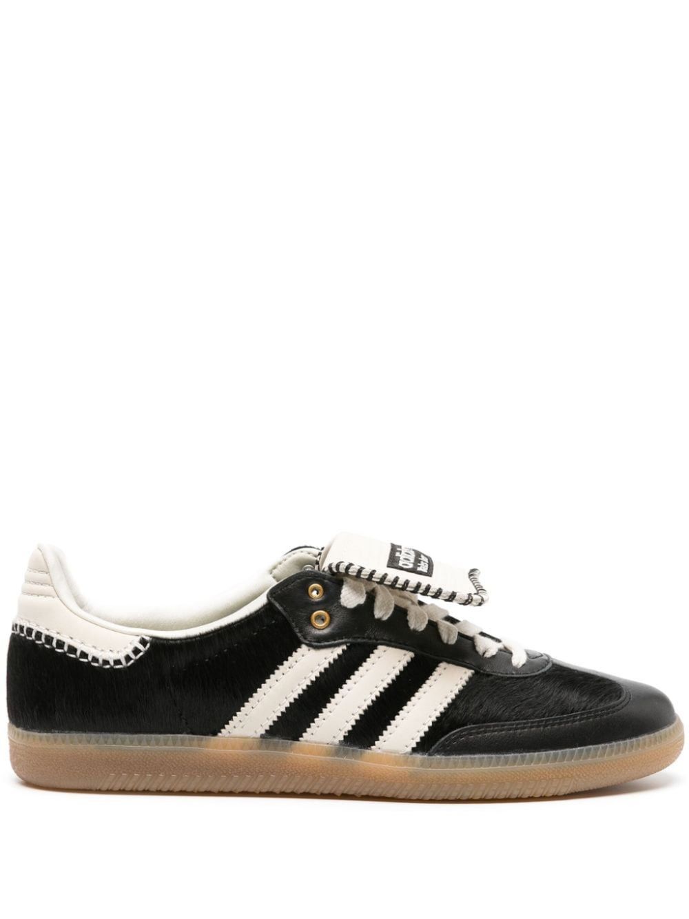 Adidas X Wales Bonner Samba Pony Sneakers Unisex Calf Leather / Rubber / Fabric / Nylon Black