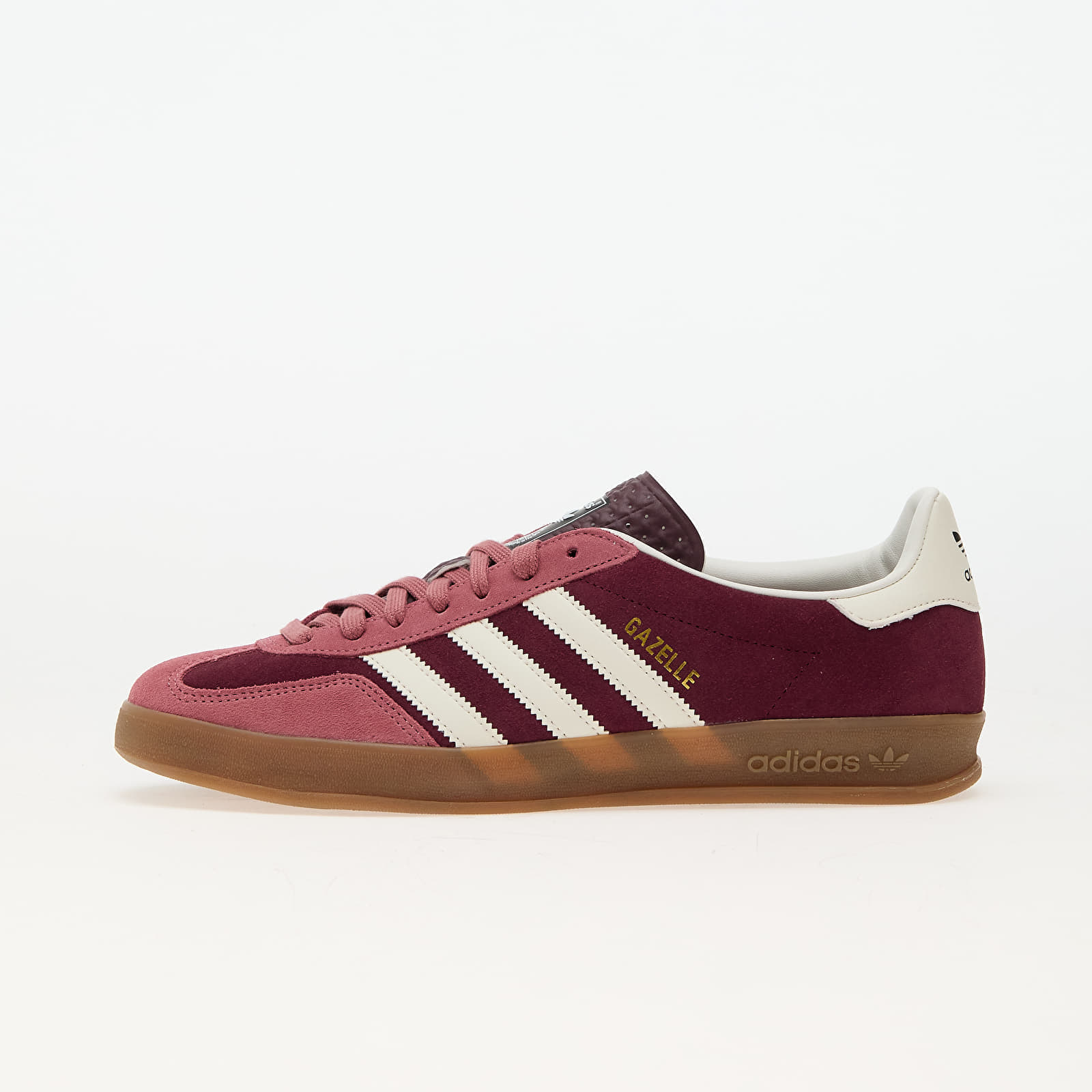 Adidas Gazelle Indoor Maroon / Ftw White / Preloved Crimson