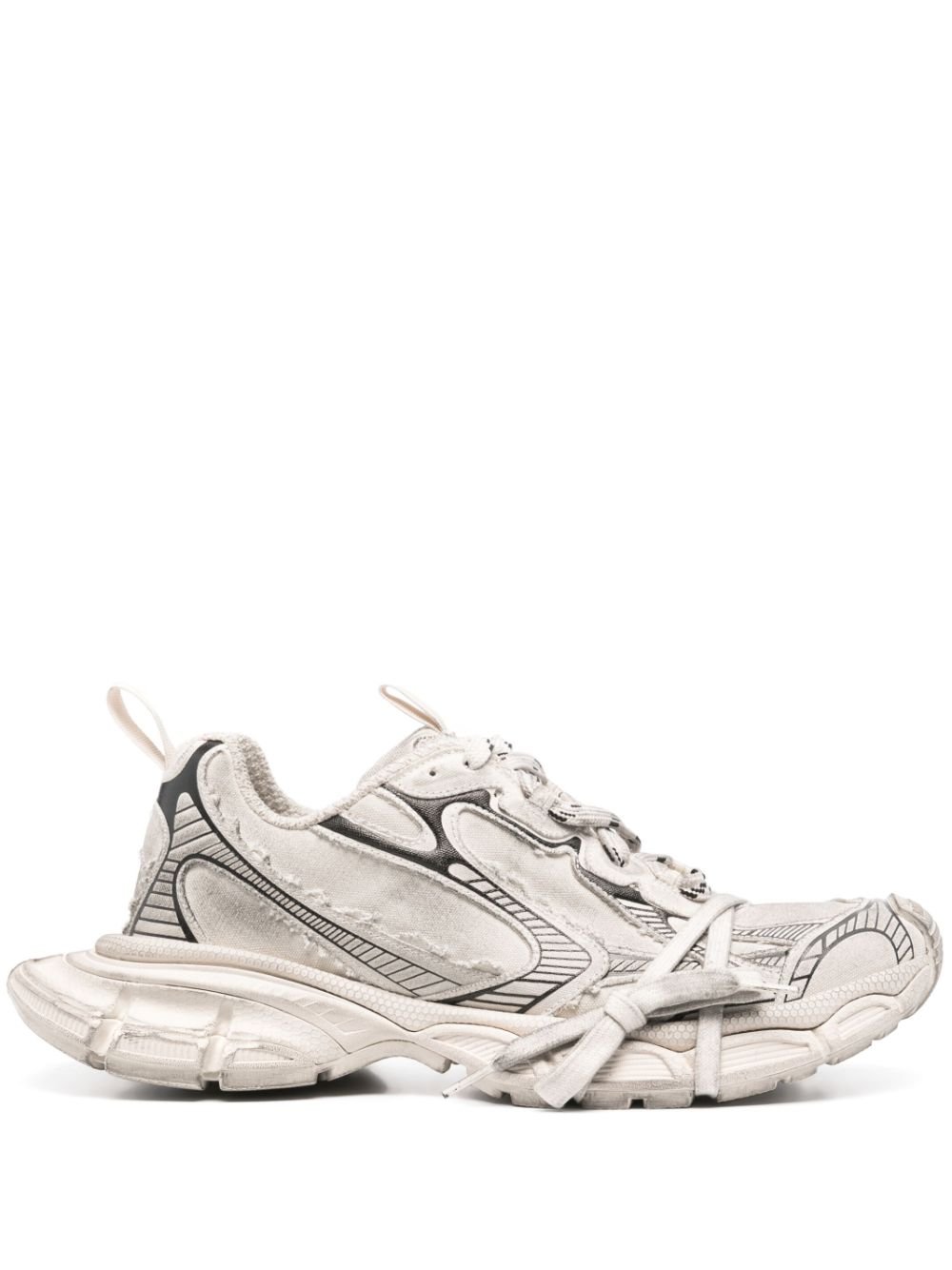 Balenciaga Neutral 3XL Sneakers Mens Fabric / Rubber Grey
