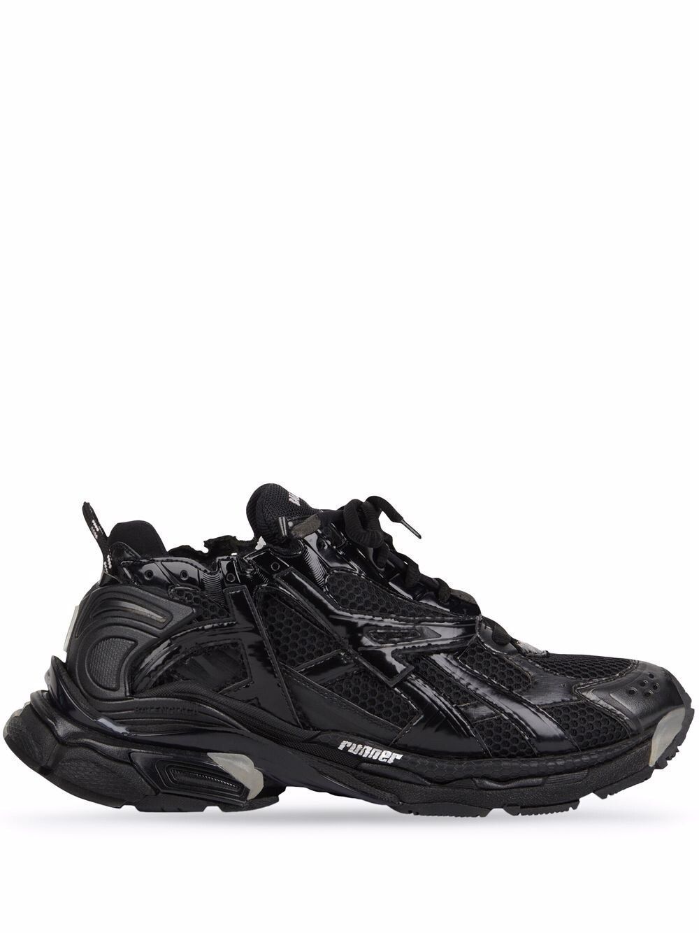 Balenciaga Runner Sneakers Unisex Fabric / Polyurethane / Rubber Black