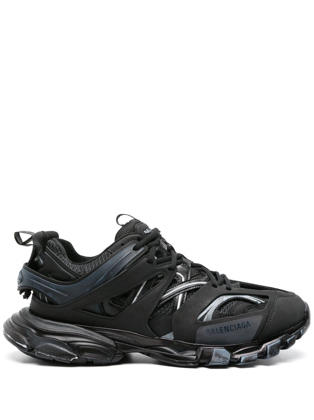 Balenciaga Track Low Top Sneakers Mens Rubber / Fabric / Polyurethane / FabricRubber Black