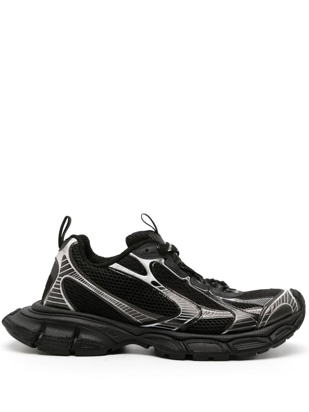Balenciaga 3XL Mesh Panel Trainers Mens Rubber / Fabric Black