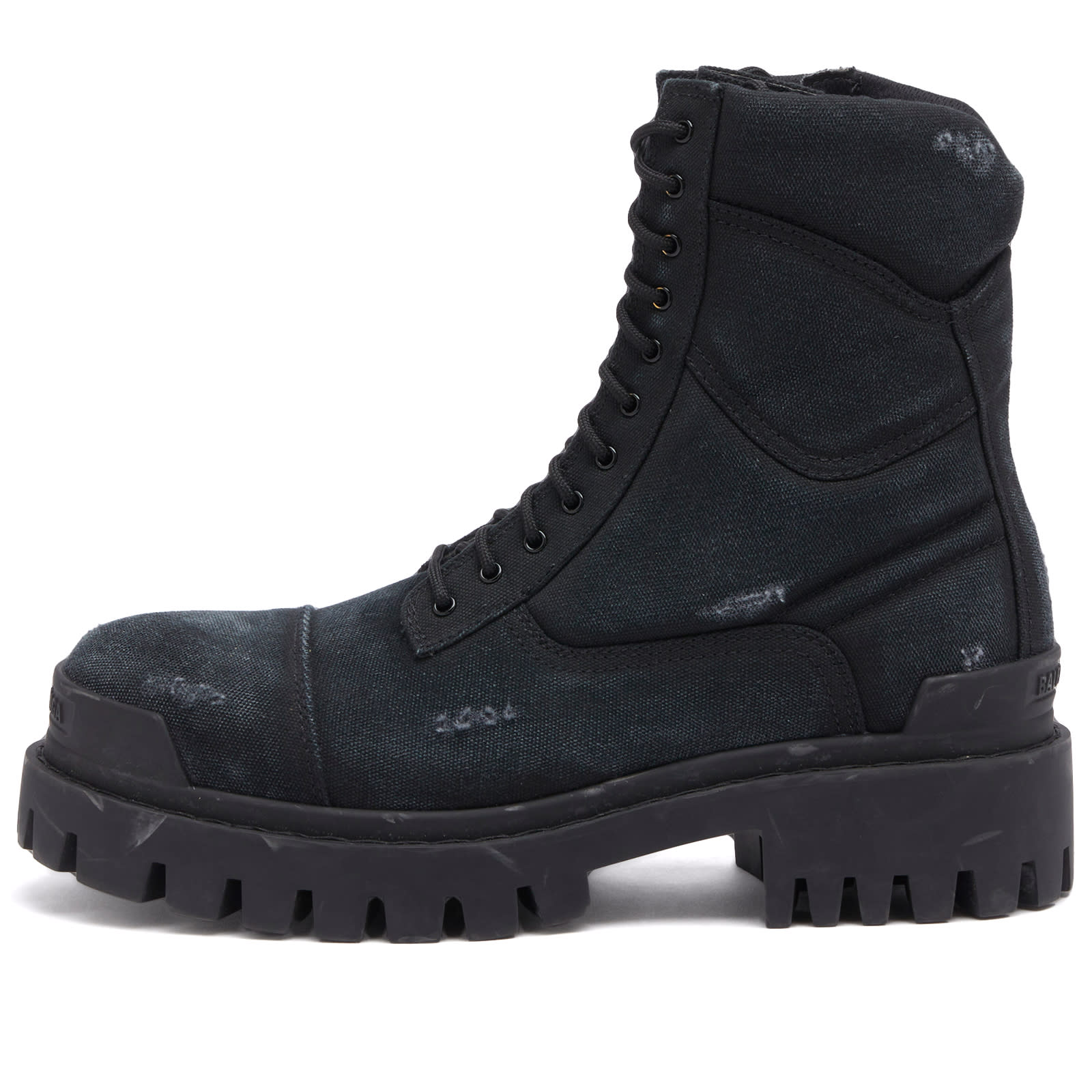 Balenciaga Mens Strike Boot Black