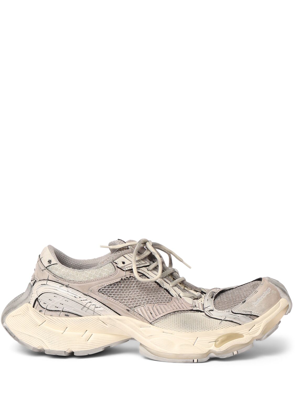 Balenciaga Stapler Tech Sneakers Beige / Grey