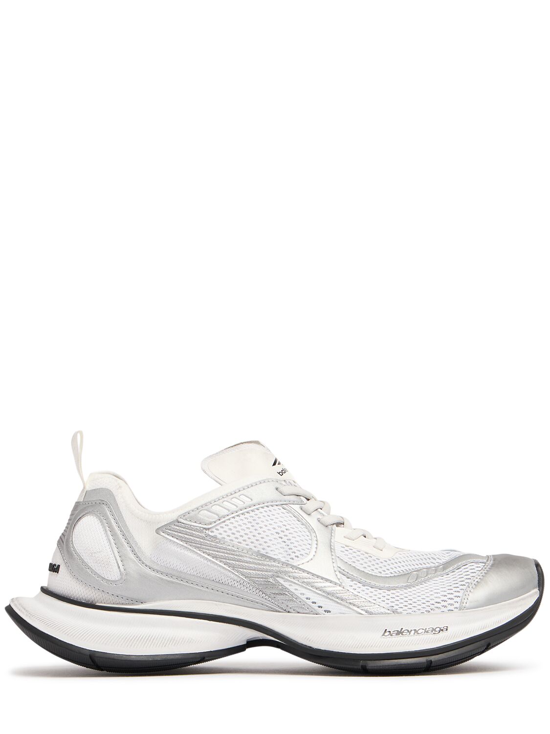 Balenciaga 45mm Circuit Tech Sneakers White / Silver