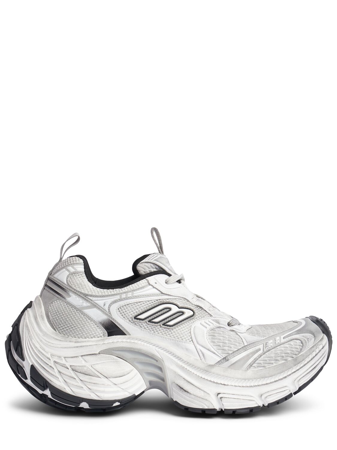 Balenciaga 10xl Mesh Sneakers White / Black