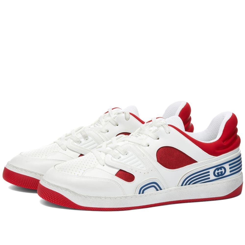 Gucci Mens Basketball Low Sneaker White