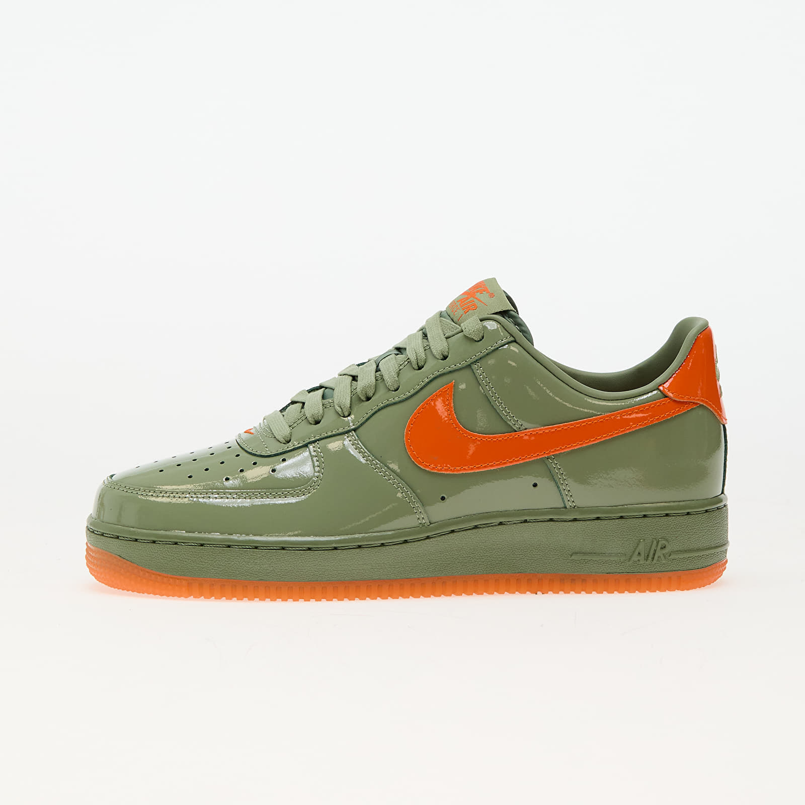 Nike Air Force 1 07 Prm Oil Green / Safety Orange-Platinum Tint