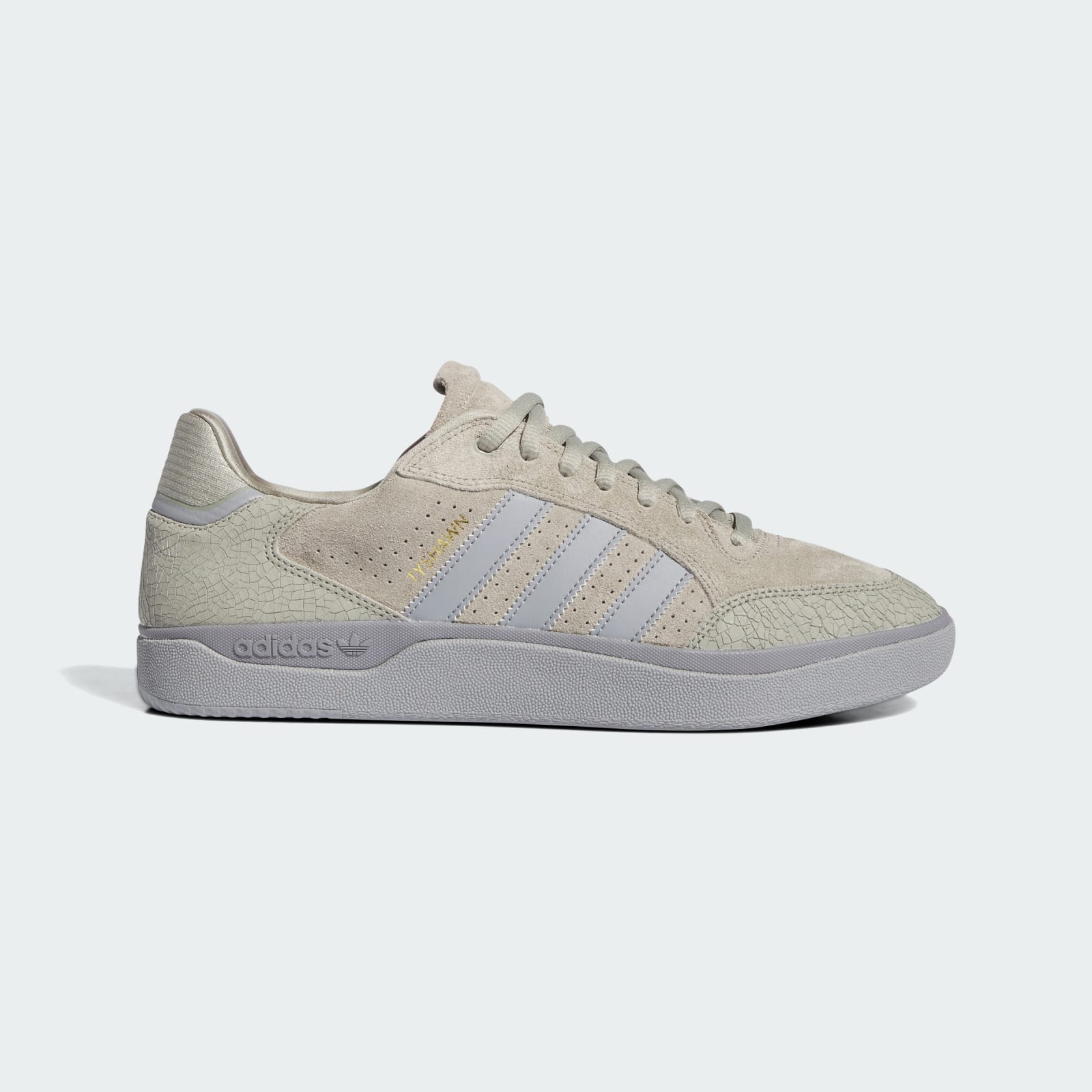 Adidas Tyshawn Low Shoes Silver Pebble / Grey Three / Gold Metallic