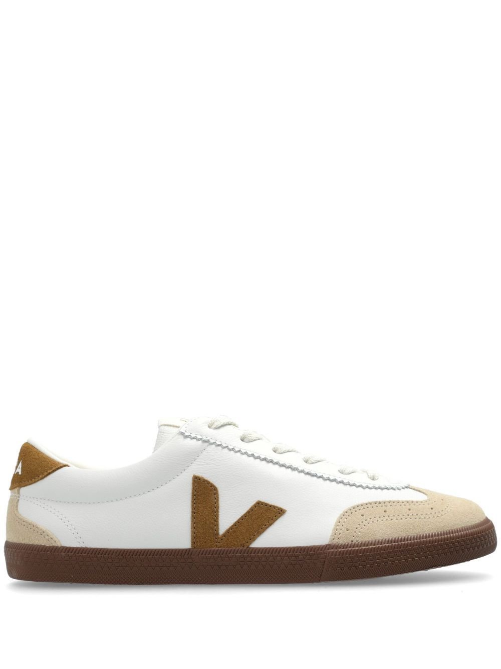 VEJA Volley Sneakers Unisex Leather / Suede / Rubber / Recycled Polyester White