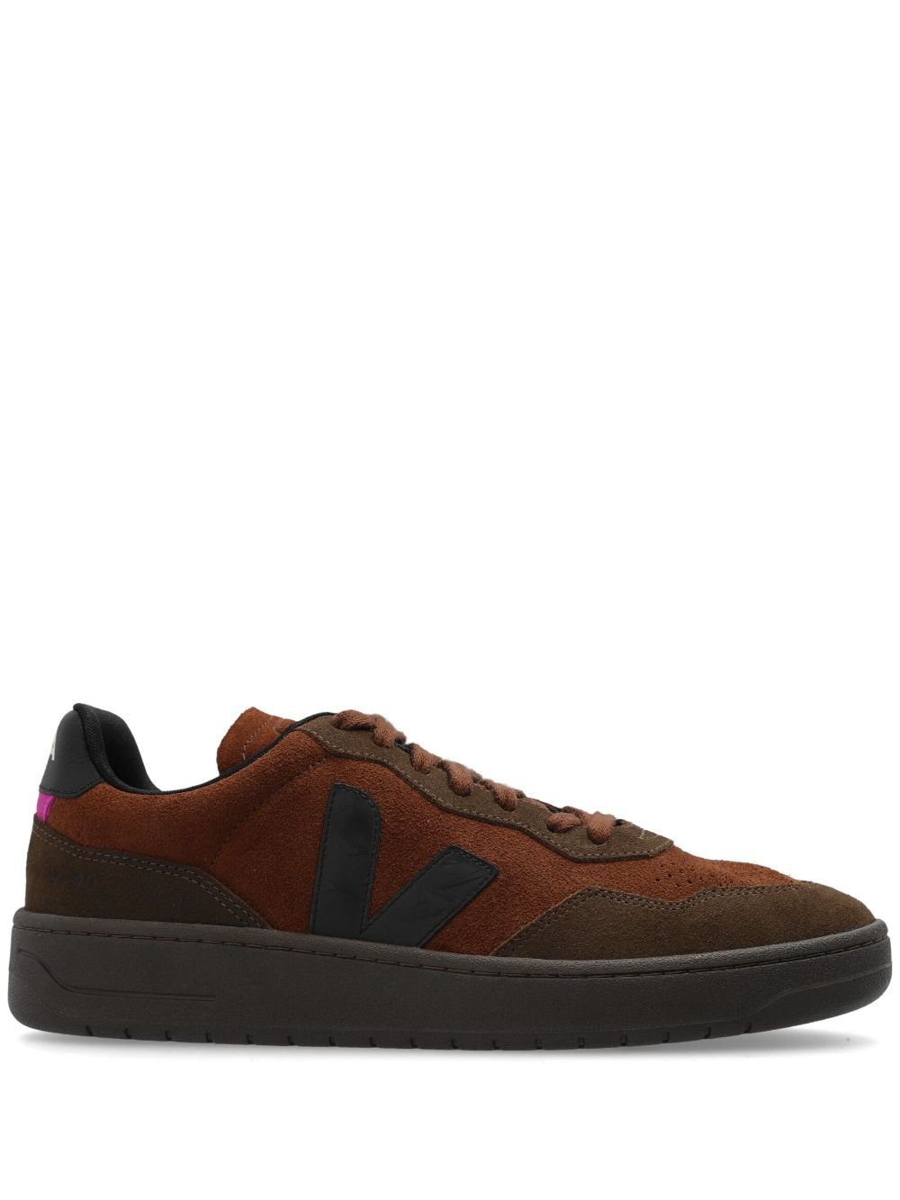VEJA V-90 Sneakers Unisex Suede / Fabric / Rubber Walnut Black
