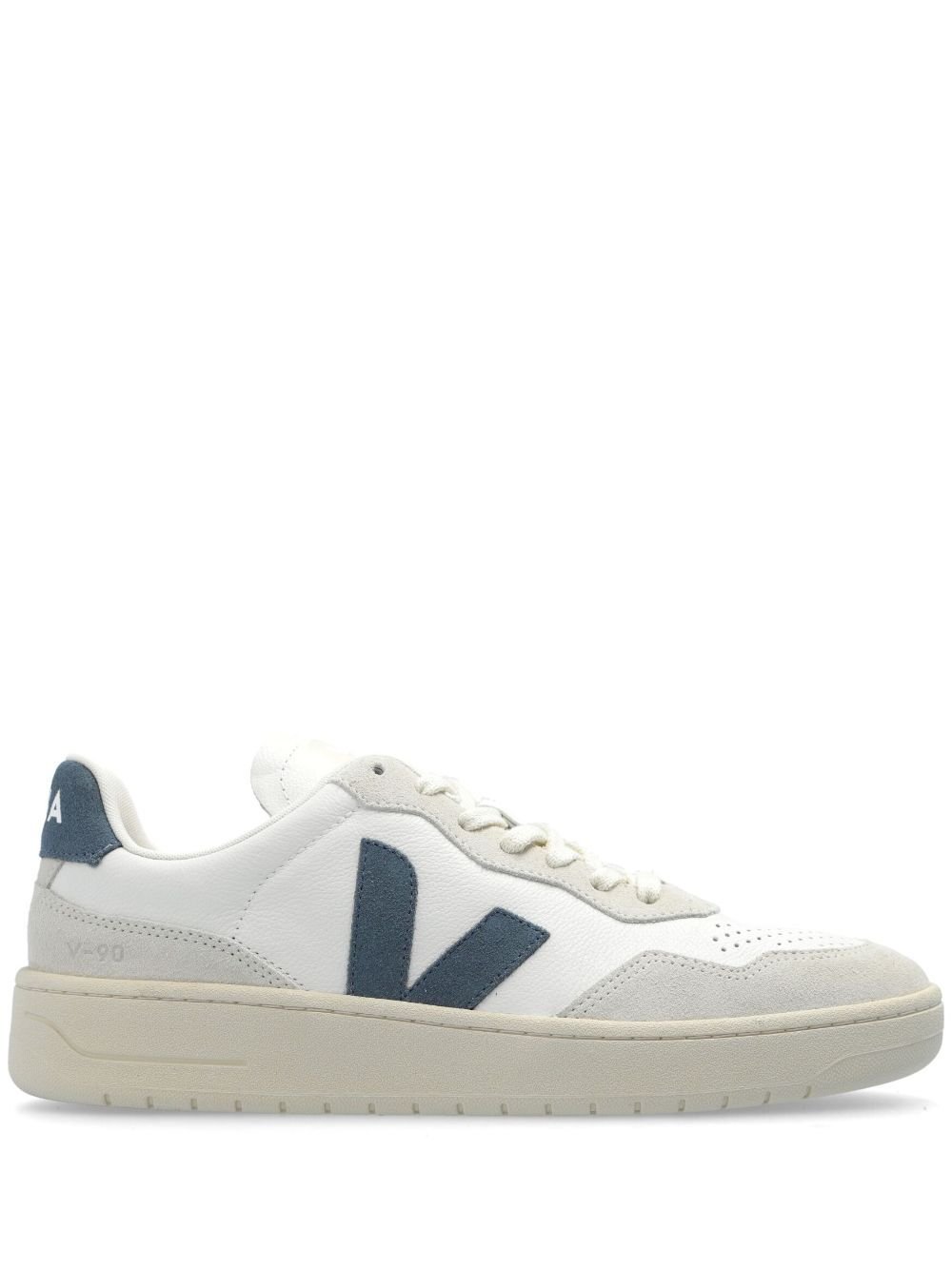VEJA V-90 Sneakers Unisex Organic Leather / Leather / Rubber White